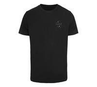 Mister Tee Camiseta 'Man On The Moon' negro / blanco XXXL EUR