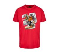 Mister Tee Té Vintage Ballin Camiseta, Cityred, L para Hombre