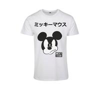 Mister Tee Camiseta 'Mickey Japanese' negro / blanco L negro / blanco