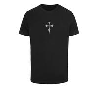Mister Tee Mt3288-sign of The Cross tee Camiseta, Negro, S Hombres