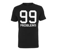 Mister té Hombre 99 Problems Camisetas, Hombre, MT132, Negro, Extra-Small