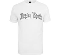Mister Tee Camiseta New York Wording Tee White XS
