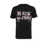 Mister Tee Camiseta 'No Risk No Story' oliva / rojo / negro / blanco XS oliva / rojo / negro / blanco