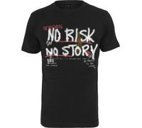Mister Tee Camiseta 'No Risk No Story' oliva / rojo / negro / blanco S oliva / rojo / negro / blanco