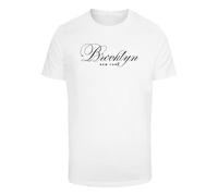 Mister Tee Camiseta 'NY Brooklyn' negro / blanco L negro / blanco