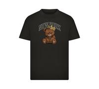 Mister Tee Camiseta 'NY Crowned Bear' umbra / marrón oscuro / negro / blanco 158-164 umbra / marrón oscuro / negro / blanco