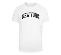 Mister Tee Camiseta 'NY' negro / blanco M negro / blanco
