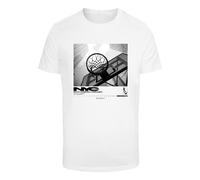 Mister Tee Camiseta 'NYC Ballin ' gris / negro / blanco, Talla XS