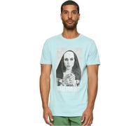 Mister Tee Camiseta para Hombre Bad Habit tee, 100% algodón, Azul océano, Talla XL