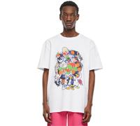 Mister Tee Mt3123-Space Jam Teamwork Oversize tee Camiseta, Blanco, L Hombres