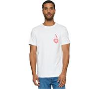 Mister Tee Camiseta para Hombre con diseño de Calavera, Blanco, S