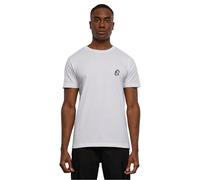 Mister Tee Camiseta para Hombre Dice Fire EMB, Blanco, XXL