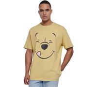 Mister Tee Camiseta para Hombre Disney 100 Winnie Pooh Face Oversize tee Print T-Shirt für Männer Oversized Fit, Streetwear, Palemoss, L