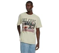 Mister Tee Camiseta para Hombre Ice Cube It's A Good Day Oversize tee, 100% algodón, Arena, L