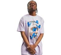 Mister Tee Le Papillon-Camiseta, Lilac, XS para Hombre