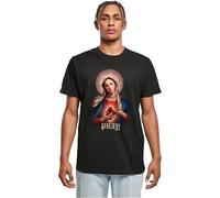 Mister Tee Mt3025-praying Mary tee Camiseta, Negro, L para Hombre