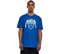 Mister Tee Camiseta para Hombre Origami Heavy Oversize tee Azul Cobalto S