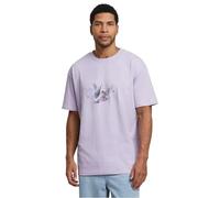MT Upscale Mister Herren Vive La Liberte Oversize tee Lilac, M Camiseta, Hombre