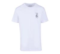 Mister Tee Camiseta 'Peace Sign' negro / blanco L negro / blanco