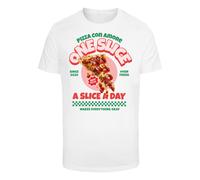 Mister Tee Camiseta 'Pizza Amore' amarillo / verde / rojo / blanco S amarillo / verde / rojo / blanco