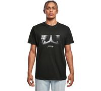 Mister Tee Camiseta Pray de Mangas Cortas para Hombre con Estampado Frontal, Moda Urbana Callera, en Algodón, Distintos Colores, Tallas XS-5XL