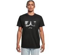 Mister Tee Camiseta Pray de Mangas Cortas para Hombre con Estampado Frontal, Moda Urbana Callera, en Algodón, Distintos Colores, Tallas XS-5XL