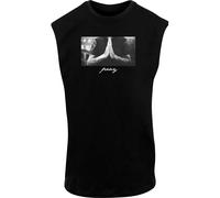 Mister Tee Mt3453-pray Sleeveless tee Camiseta, Negro, S Hombres