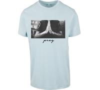 Mister Tee Pray tee Camiseta, Azul océano, XS para Hombre