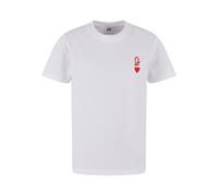 Mister Tee Camiseta 'Queen Card Game' rojo / blanco 134-140 rojo / blanco