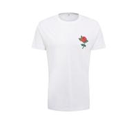 Mister Tee Camiseta 'Rose' esmeralda / rojo claro / blanco XS esmeralda / rojo claro / blanco