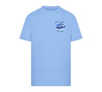 Mister Tee Camiseta 'Runs Better Than Your Playlist' azul / azul oscuro / blanco XS EUR