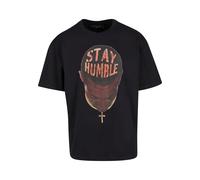 Mister Tee Camiseta 'Stay Humble' piel / naranja oscuro / negro XL piel / naranja oscuro / negro