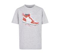 Mister Tee Camiseta 'Tagged Sneaker' gris claro / naranja / blanco 122-128 gris claro / naranja / blanco