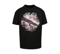 Mister Tee Camiseta 'The City' lila / malva / negro / blanco S lila / malva / negro / blanco