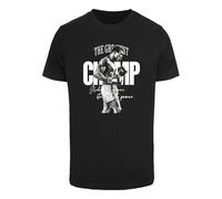 Mister Tee Camiseta 'The Greatest' negro / blanco, Talla L