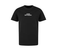 Mister Tee Camiseta 'Think Different' negro / blanco 134-140 negro / blanco