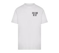 Mister Tee Camiseta 'This Is How We Live' negro / blanco 4XL EUR