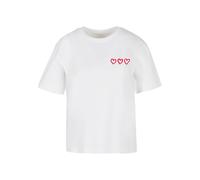 Mister Tee Camiseta 'Three In A Row' rojo / blanco S EUR