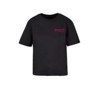 Mister Tee Camiseta 'Three In A Row' rojo / negro M EUR