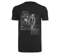 Mister Tee Camiseta ' Tupac Lyrics' gris / gris oscuro / negro / blanco XXL gris / gris oscuro / negro / blanco