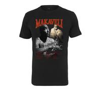 Mister Tee Camiseta 'Tupac Makaveli' gris / rojo claro / negro XXL gris / rojo claro / negro