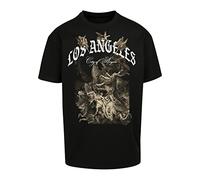 Mister Tee City of Angels Oversize tee Camiseta, Black, XL Unisex Adulto