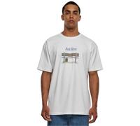 Mister Tee Credits Oversize tee Camiseta, White, S Unisex Adulto