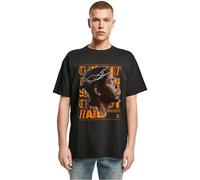 Mister tee Camiseta Unisex K-Dot Oversize tee Black 3XL, Negro, XXXL