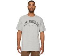 Mister Tee Camiseta Unisex LA College Camiseta Extragrande Gris XXL