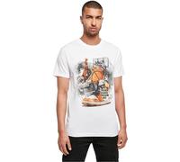 Mister Tee Camiseta 'Ballin' gris / naranja / negro / blanco XS gris / naranja / negro / blanco
