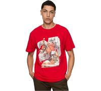 Mister tee Camiseta Vintage Ballin para Hombre, Cityred, XXL