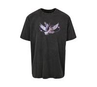 Mister Tee Camiseta 'Vive la Liberte' lila / lila claro / negro S EUR