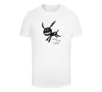 Mister Tee Camiseta 'Walk In The Dark' negro / blanco, Talla XL