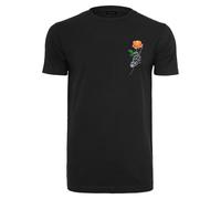 Mister Tee Chrome Esqueleto Mano Camiseta Hombre Mano Huesuda Jersey de Algodón